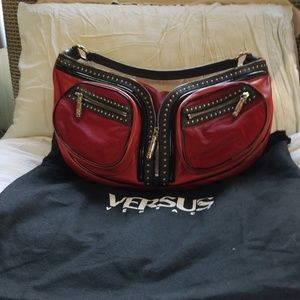 Red Versace bag
